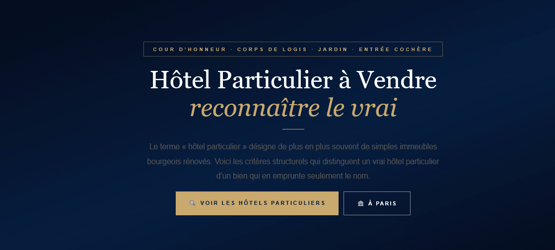 Private mansion for sale in France: courtyard, main building, garden — the criteria that distinguish a true private mansion from a renovated building.