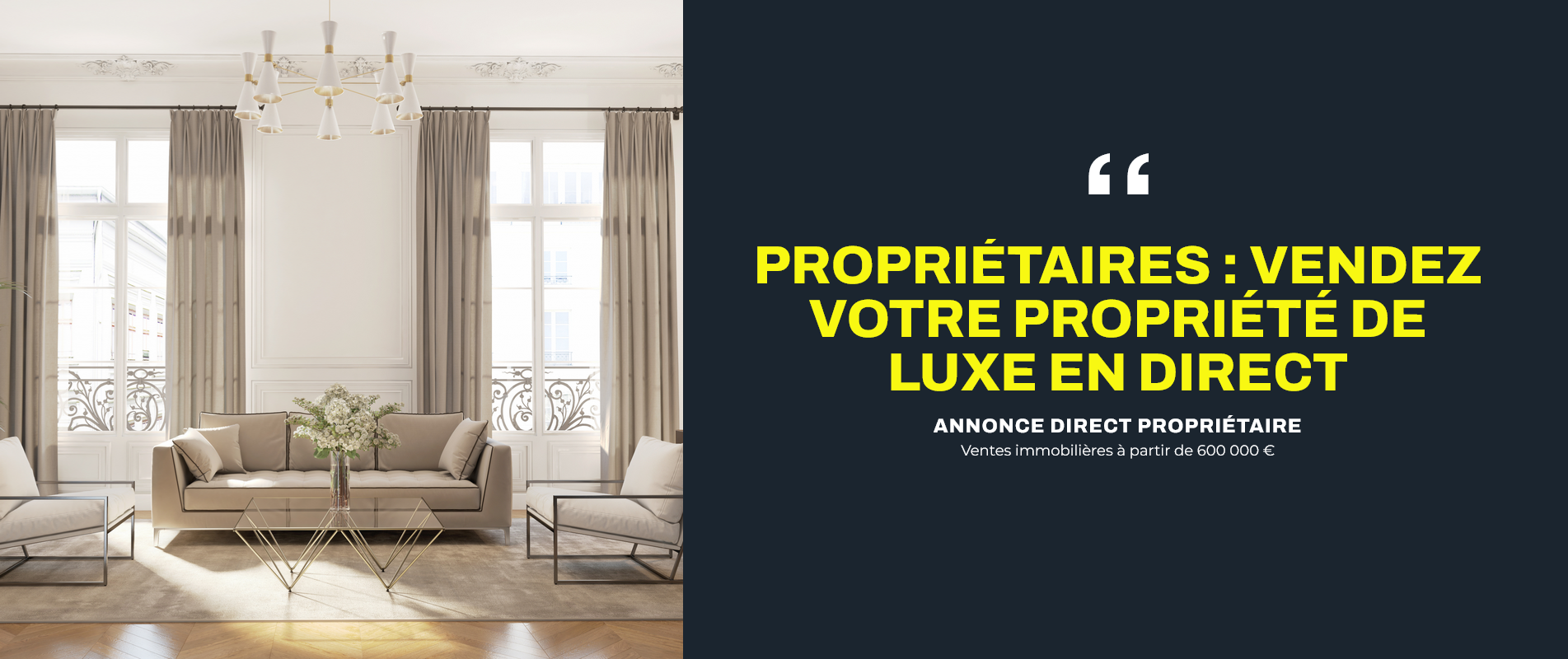 Annonces Immobilières Luxe Direct Propriétaires Particuliers