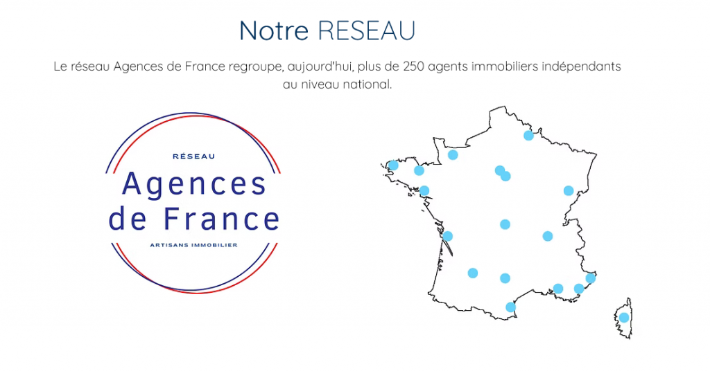 Rejoignez Agences de France, réseau immobilier agents indépendants spécialisés immobilier de luxe. Boostez vos ventes. Nos solutions flexibles et performantes.