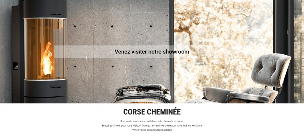 corse cheminée Spécialiste, revendeur et installateur de cheminée en corse.
