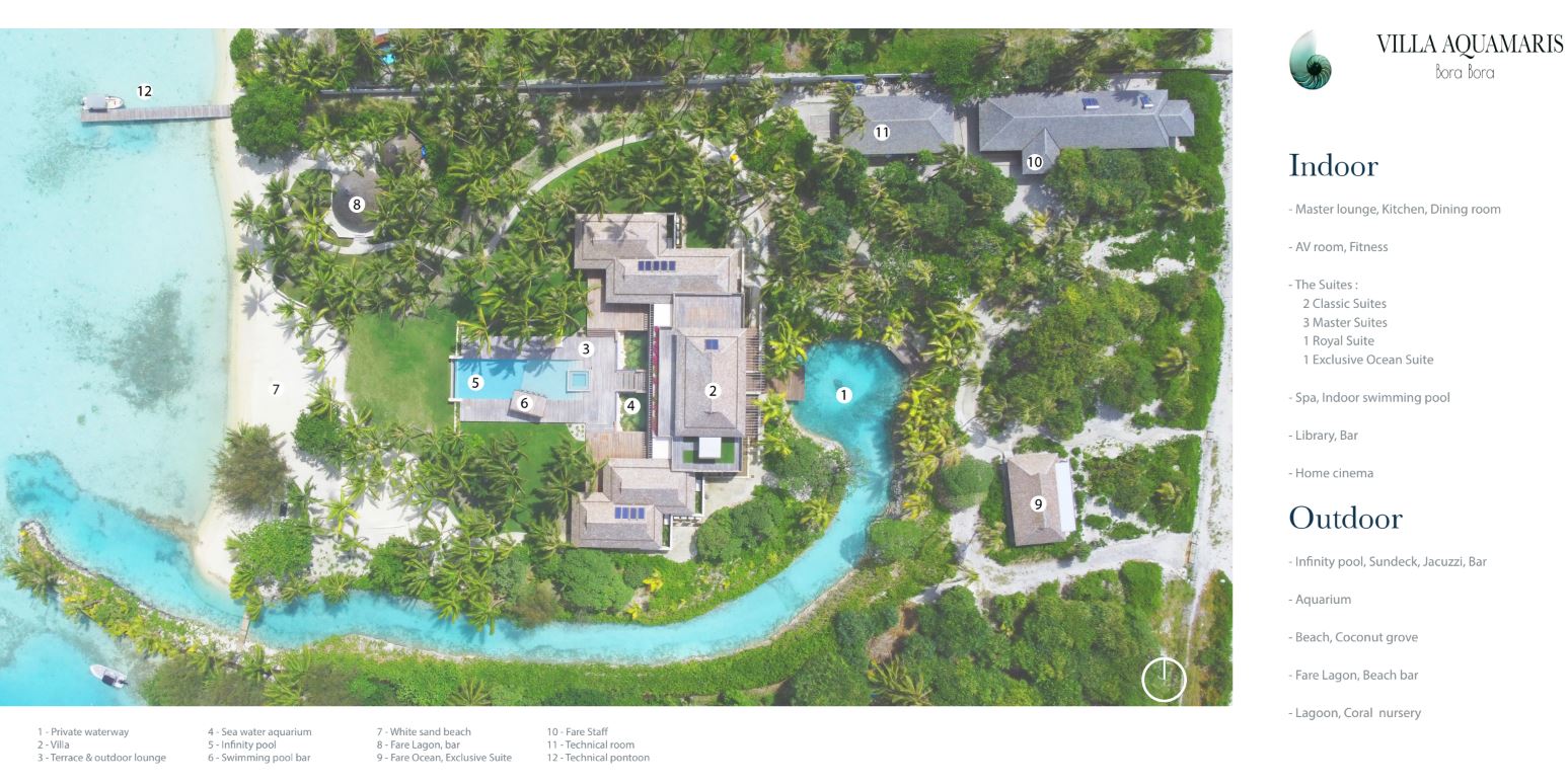 Villa Aquamaris - Polynésie Française - Bora Bora - 35 000 000 €