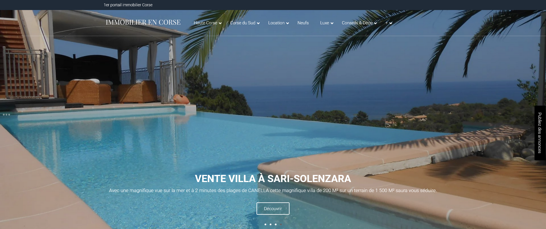Immobilier Corse Annonces immobilières en Corse - Corse immo