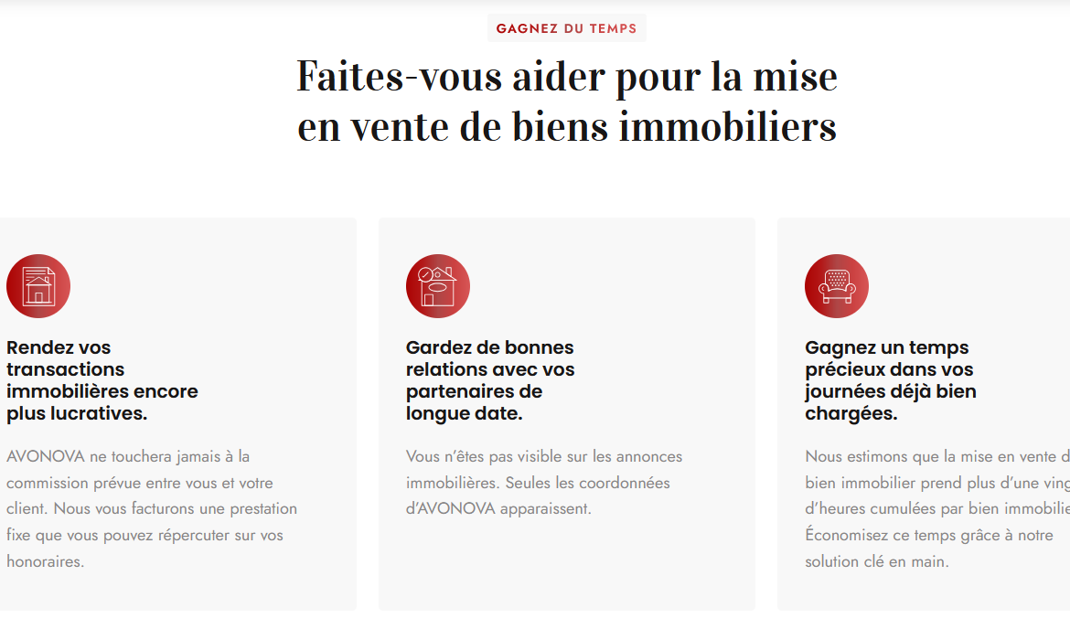 Avonova Services ventes immobilières notaires et avocats