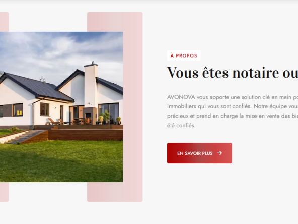 Avonova pour immobilier des notaires et avocats