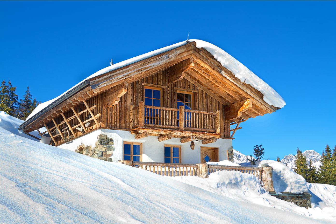 Vente de chalets de luxe et prestige à la montagne, ainsi que chalets en bois de campagne, de particulier à particulier : publiez sans agence ni commission sur Propriétés de Charme