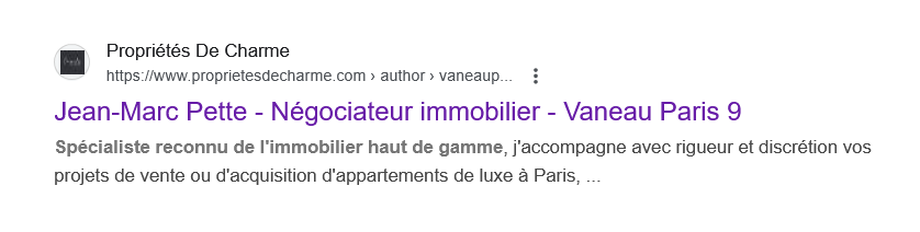 Immobilier de luxe à Paris - Jean-Marc Pette Immobilier - Recherche Google