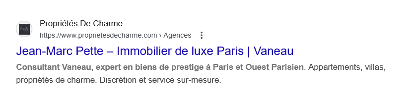 Jean-Marc Pette Immobilier de luxe Paris - Recherche Google