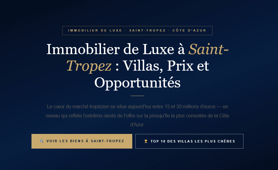 Photo de bien immobilier de luxe | Propriétés De Charme