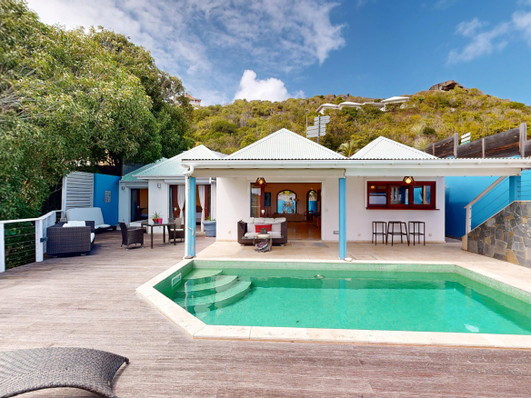 Villa contemporaine vue mer à Saint-Barthélemy – Ensemble immobilier avec piscine – 6 900 000 €