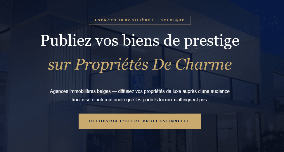 Photo de bien immobilier de luxe | Propriétés De Charme