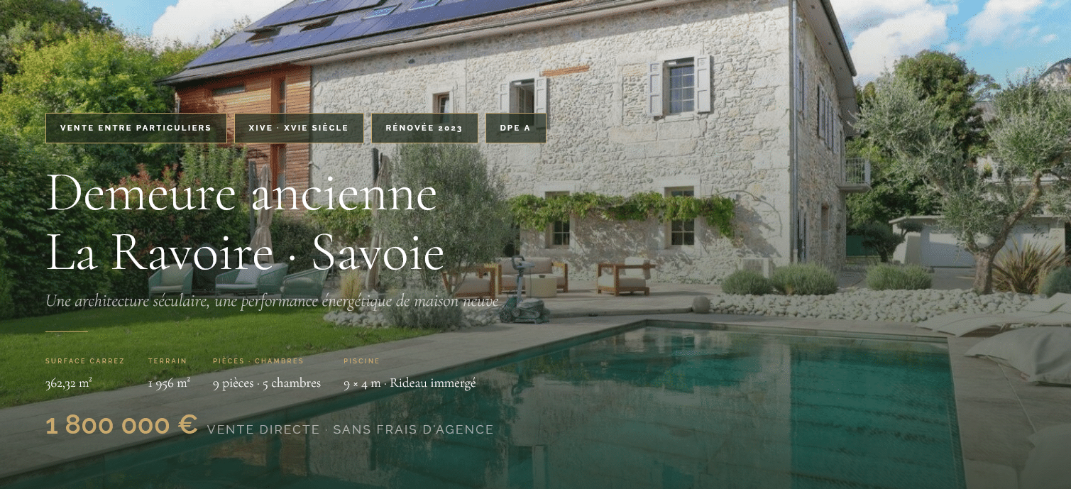 Photo de bien immobilier de luxe | Propriétés De Charme