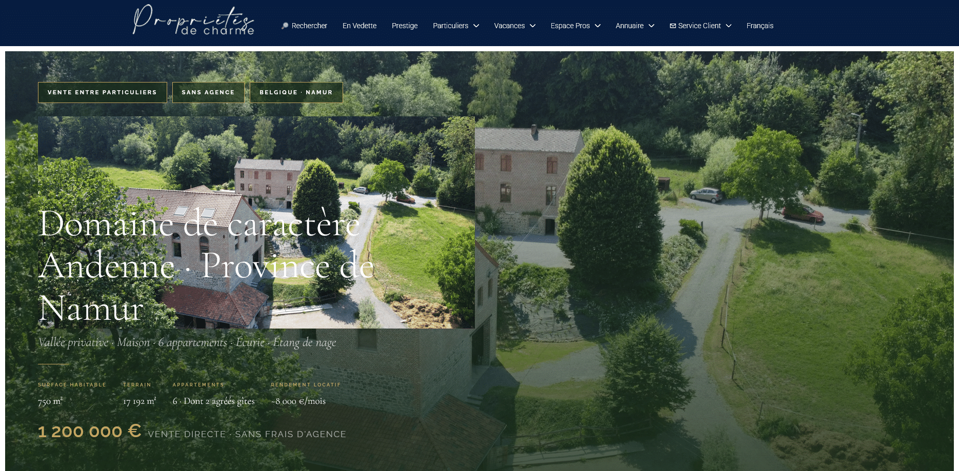 Photo de bien immobilier de luxe | Propriétés De Charme
