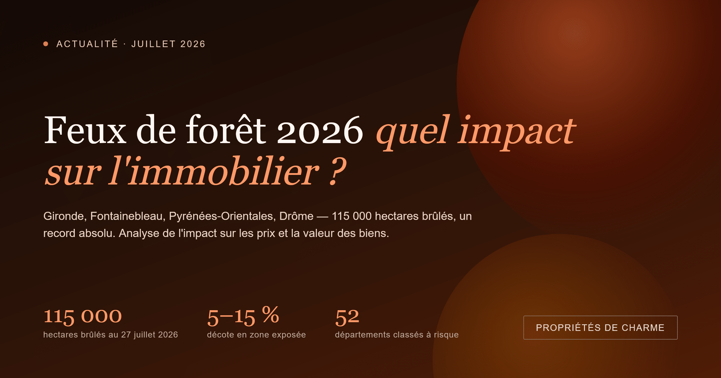 Photo de bien immobilier de luxe | Propriétés De Charme