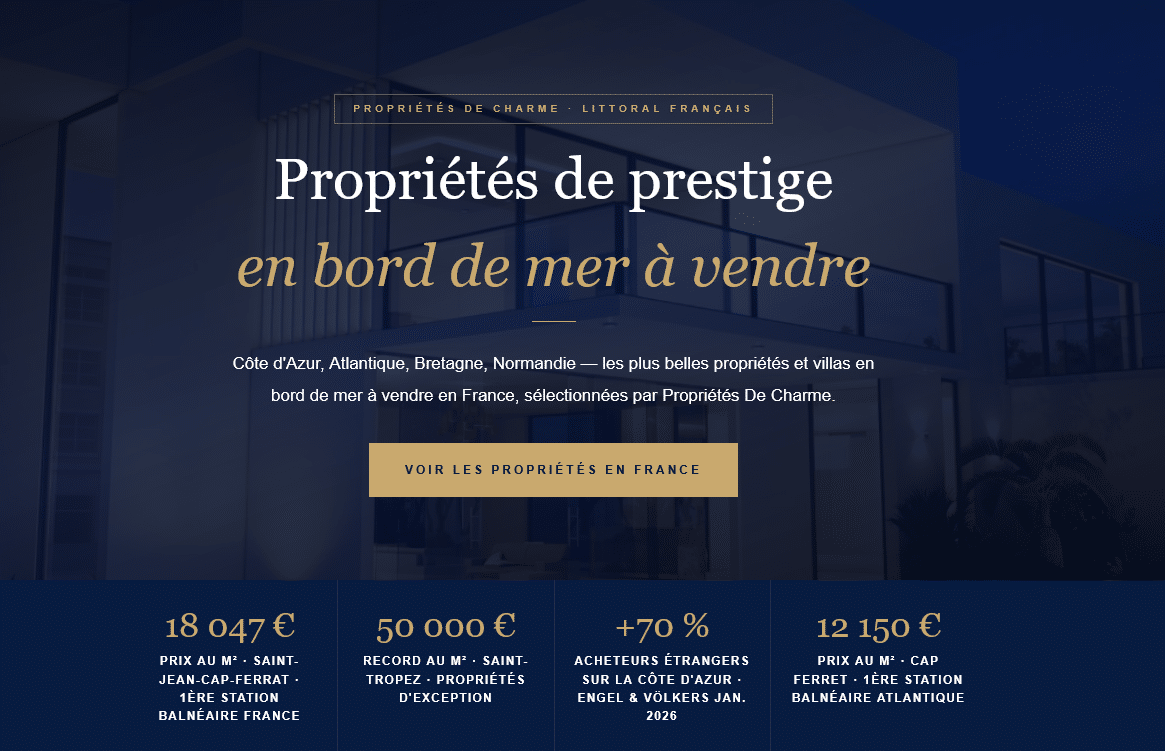 Photo de bien immobilier de luxe | Propriétés De Charme