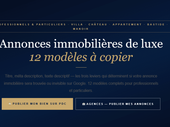 Photo de bien immobilier de luxe | Propriétés De Charme