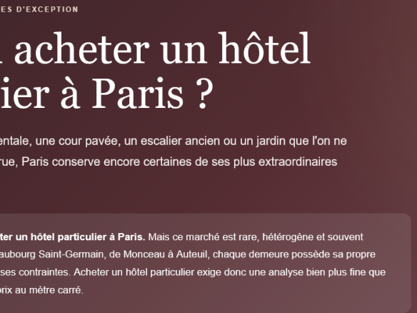 Photo de bien immobilier de luxe | Propriétés De Charme