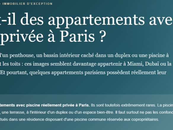 Photo de bien immobilier de luxe | Propriétés De Charme