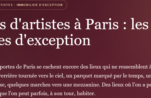 Photo de bien immobilier de luxe | Propriétés De Charme