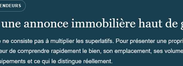 Photo de bien immobilier de luxe | Propriétés De Charme
