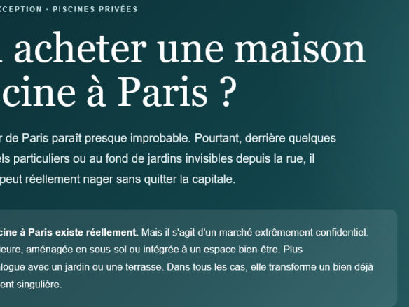Photo de bien immobilier de luxe | Propriétés De Charme