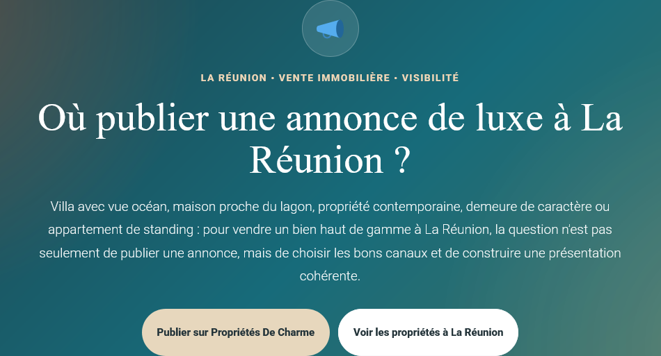 Photo de bien immobilier de luxe | Propriétés De Charme