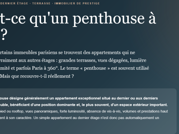 Photo de bien immobilier de luxe | Propriétés De Charme