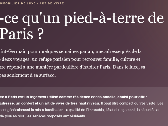 Photo de bien immobilier de luxe | Propriétés De Charme