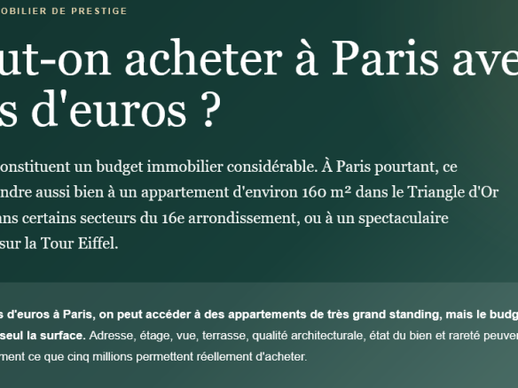 Photo de bien immobilier de luxe | Propriétés De Charme