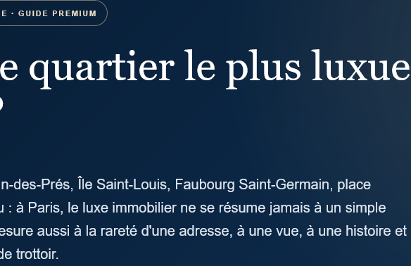 Photo de bien immobilier de luxe | Propriétés De Charme