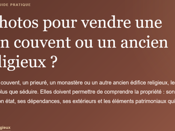 Photo de bien immobilier de luxe | Propriétés De Charme