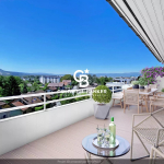 Magnifique attique avec vue au calme – Résidence de prestige à Annemasse