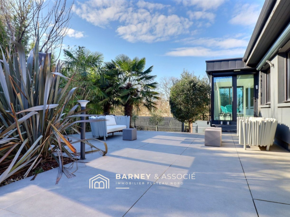 Contemporaine vivable de plain-pied, secteur des bulins