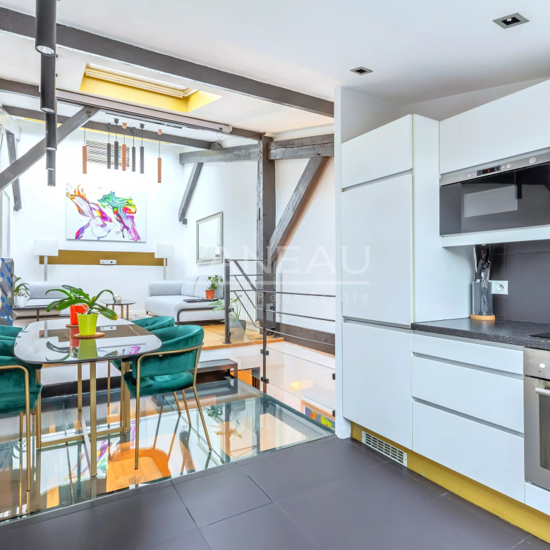 Magnificent attic with quiet view - Prestige residence in Annemasse