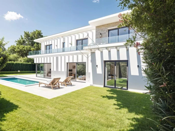 Villa Contemporaine – Quartier Très Recherché à Mougins