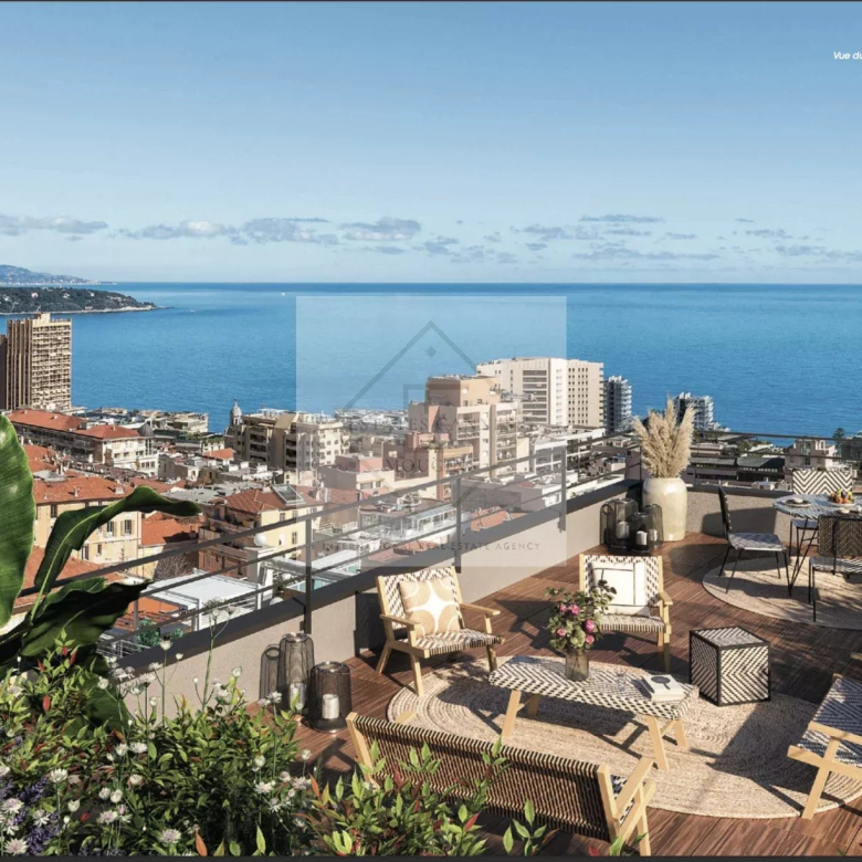Villa sur Toit – vue mer proche a pied de Monte Carlo !