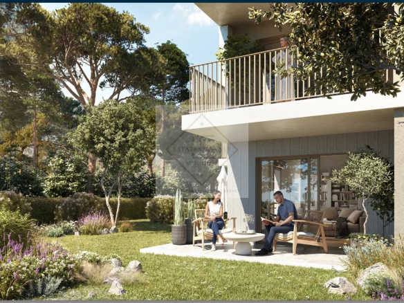 Appartement 3 pièces avec terrasse à Juan-les-Pins, Antibes, dans une résidence neuve.