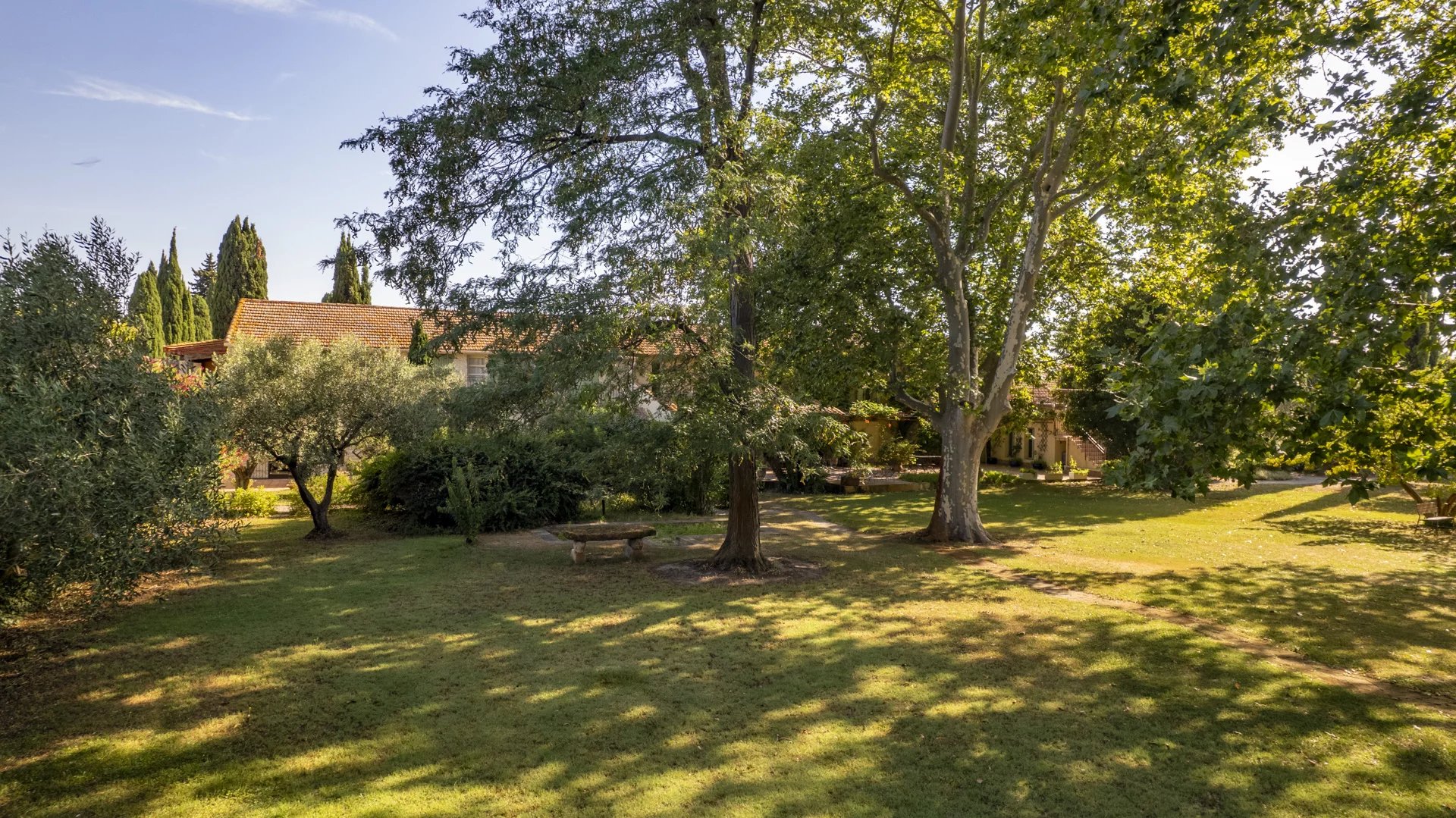 Exceptional property in Fourques Property with wooded and shaded park in Fourques, near Arles.