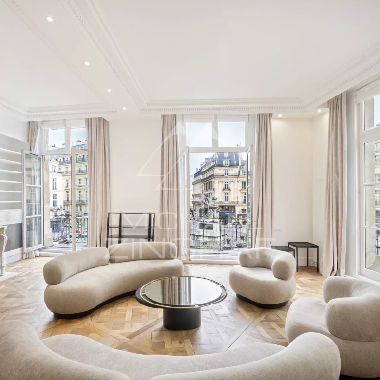 4-bedroom apartment for rent – ​​Emile Deschanel – Eiffel Tower view – Air conditioning – Civil Code lease