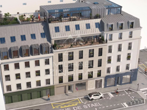 A vendre – Programme Neuf –  Appartement 1 chambre  – Paris 15