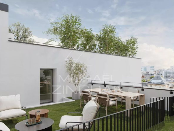For sale – New Program – TERRACE APARTMENT – 3 bedrooms – Paris 15