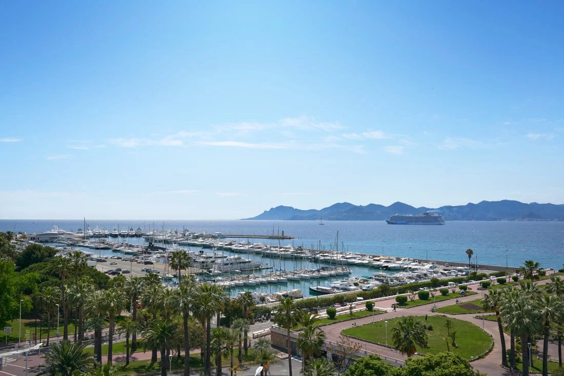 CANNES CROISETTE –  LUXUEUX -5 P -VUE MER