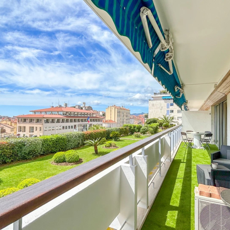 EXCLUSIVITÉ 3 pièces 76 m² – Quartier prisé Cannes – Terrasse plein Sud, résidence sécurisée