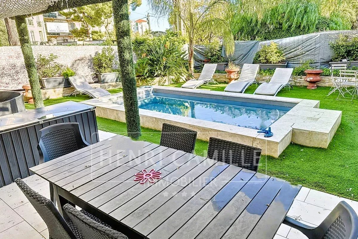 Maison avec piscine à Cannes Maison de ville avec piscine et espace extérieur à Cannes, rénovée en 2016.
