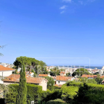 Cannes Panoramic view to the sea