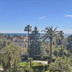 CANNES-CROIX DES GARDES – Vaste 4 pièces bourgeois, belle vue mer.