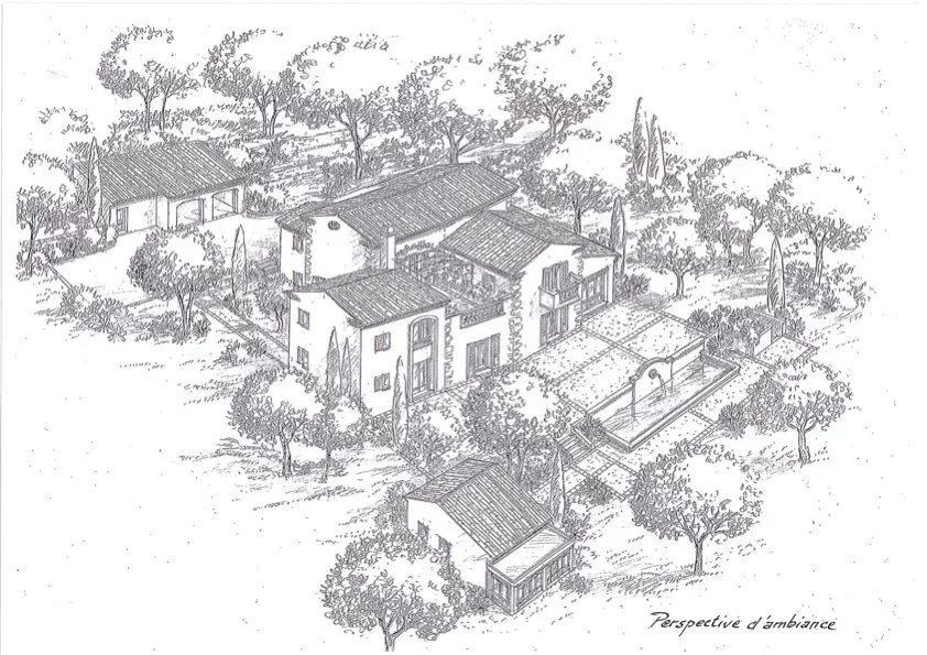 BAISSE DE PRIX- Charmante propriété provençale avec piscine et vue dégagée à Mougins