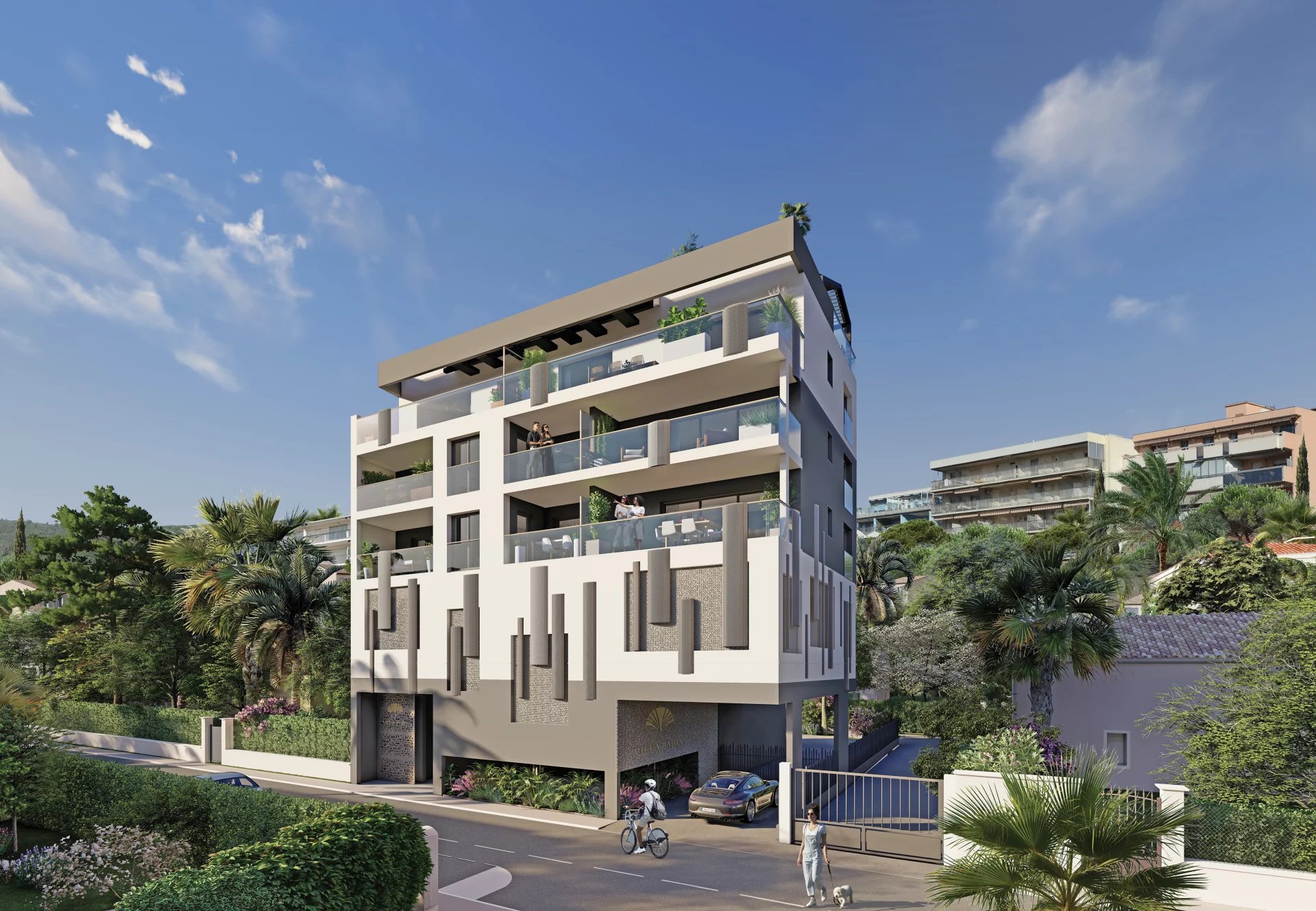 Penthouse à Juan-les-Pins Résidence neuve à Juan-les-Pins avec toit terrasse et jacuzzi