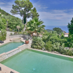 EZE – close to Monaco -Villa with sea view and superb swimming pool. Extension and renovation project granted