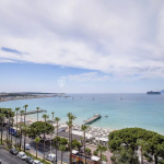 CANNES CROISETTE –  Appartement avec vue mer panoramique