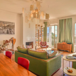 Cannes-Croix des Gardes-Vast 4 bourgeois rooms, sea and park view, parking.